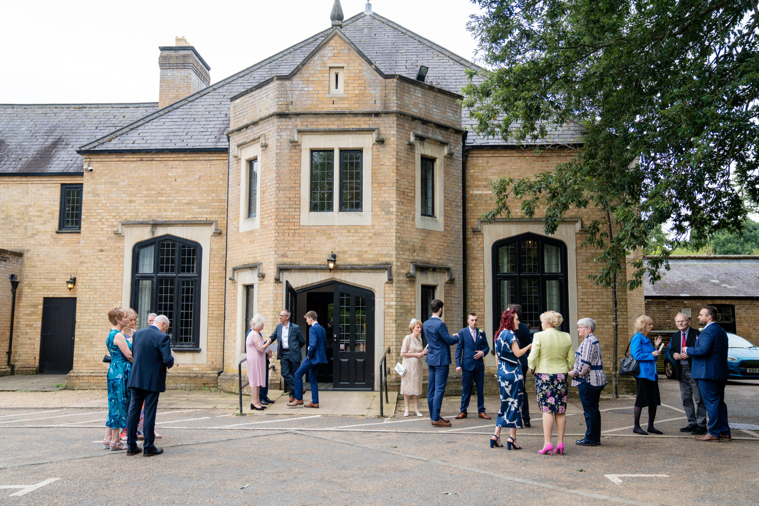 The guests arriving