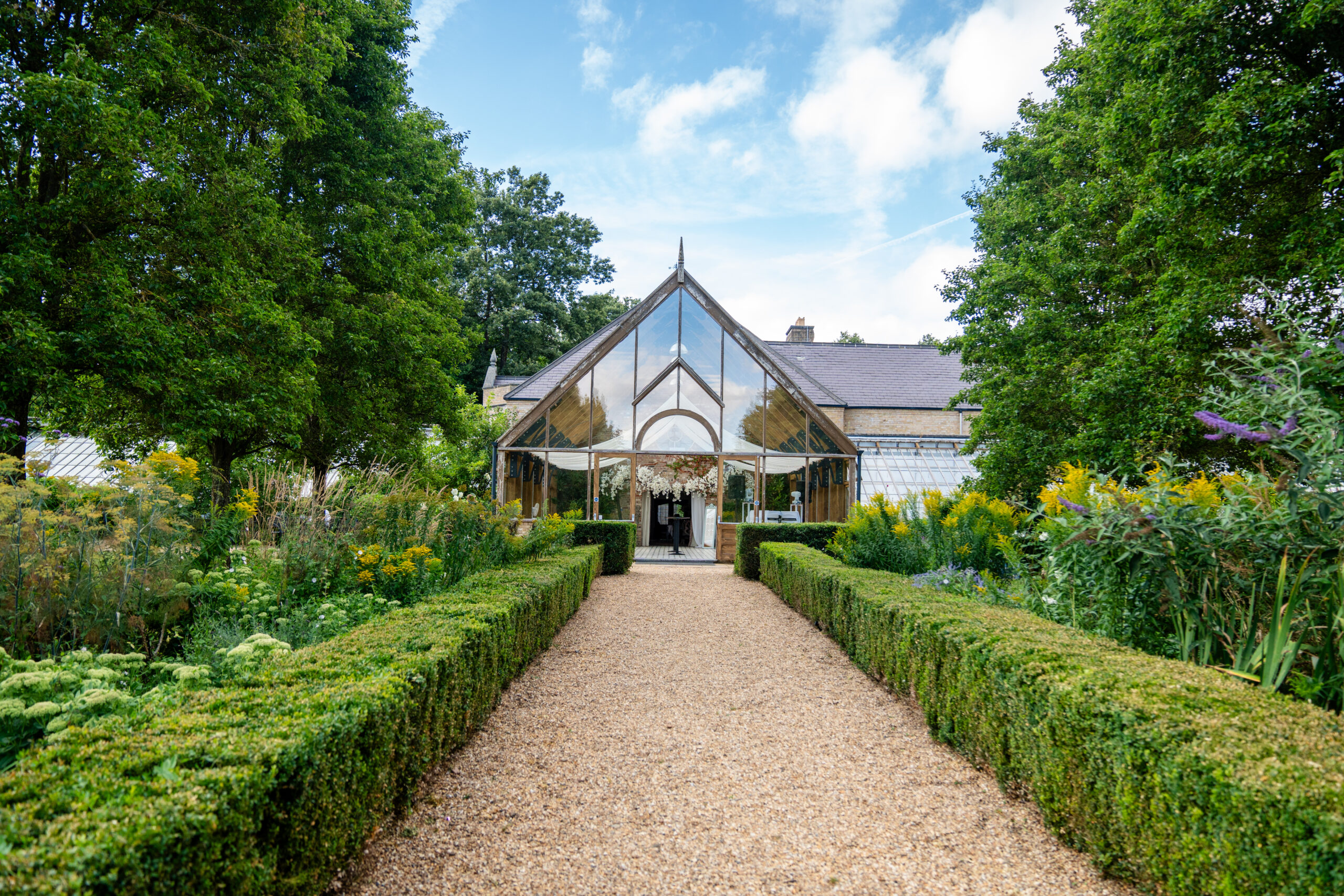 Hanbury Manor in Hertfordshire on a summers day