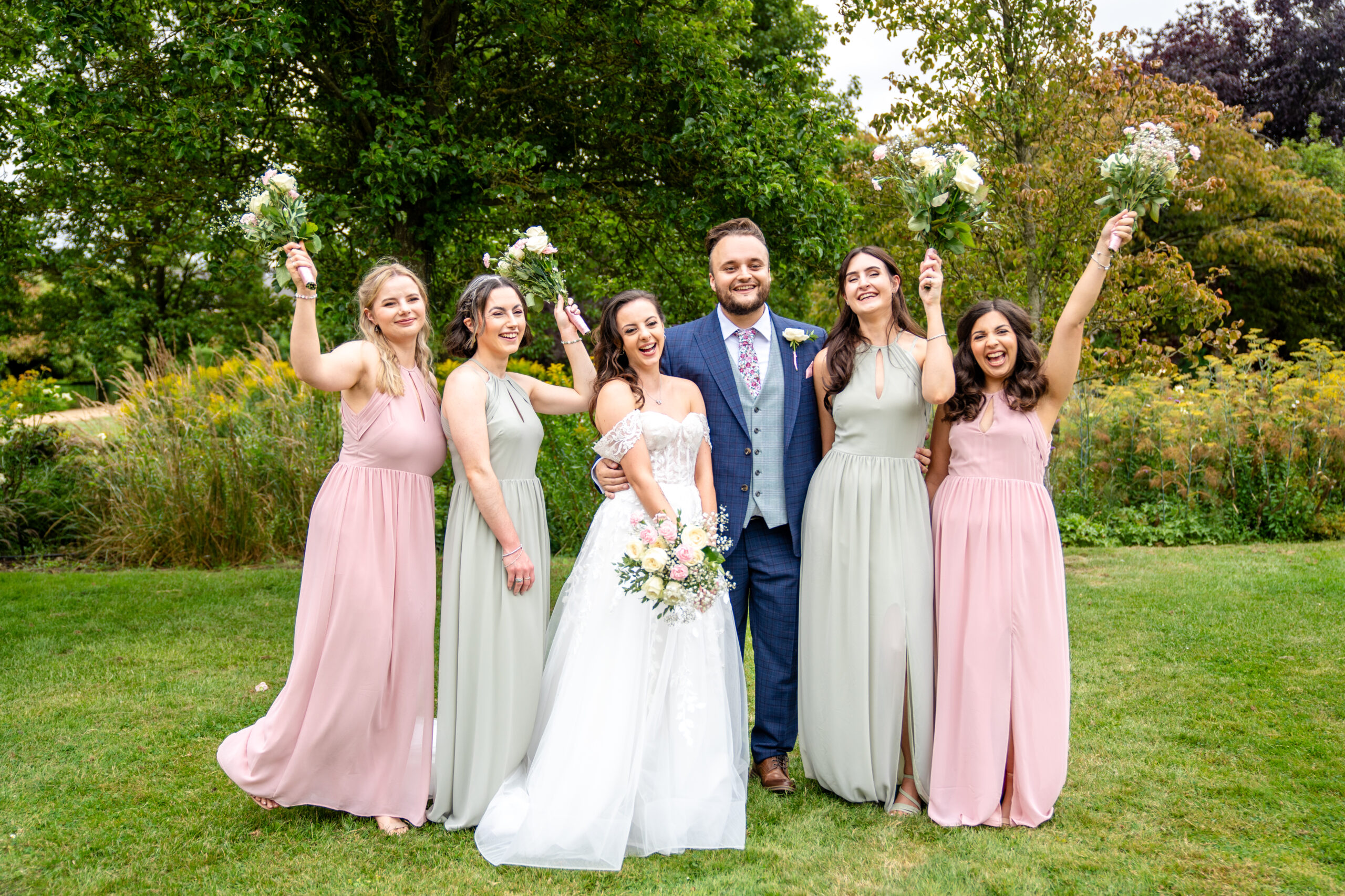 Fun documentary group photos at Hanbury Manor