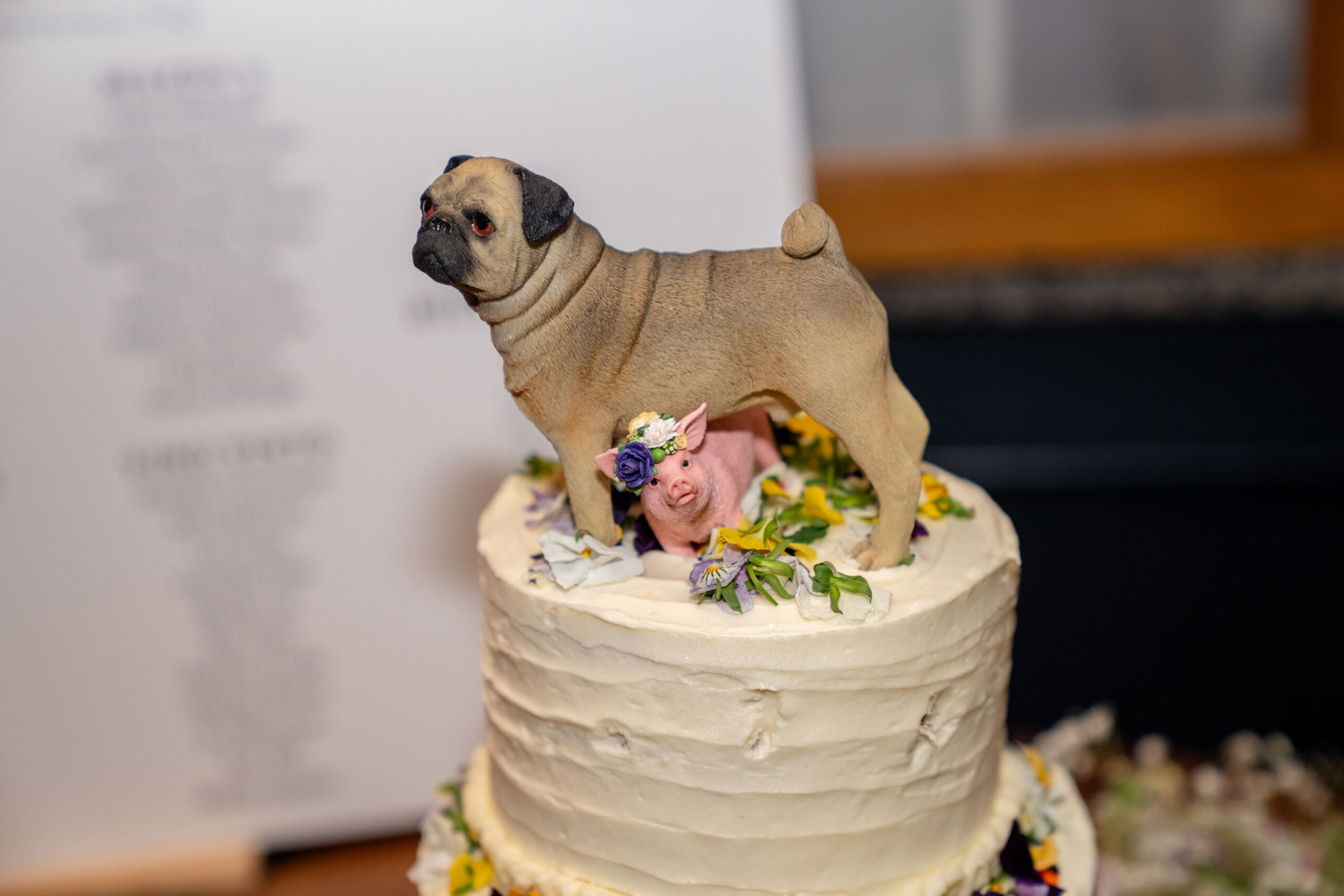 Richmond wedding photographer cake details