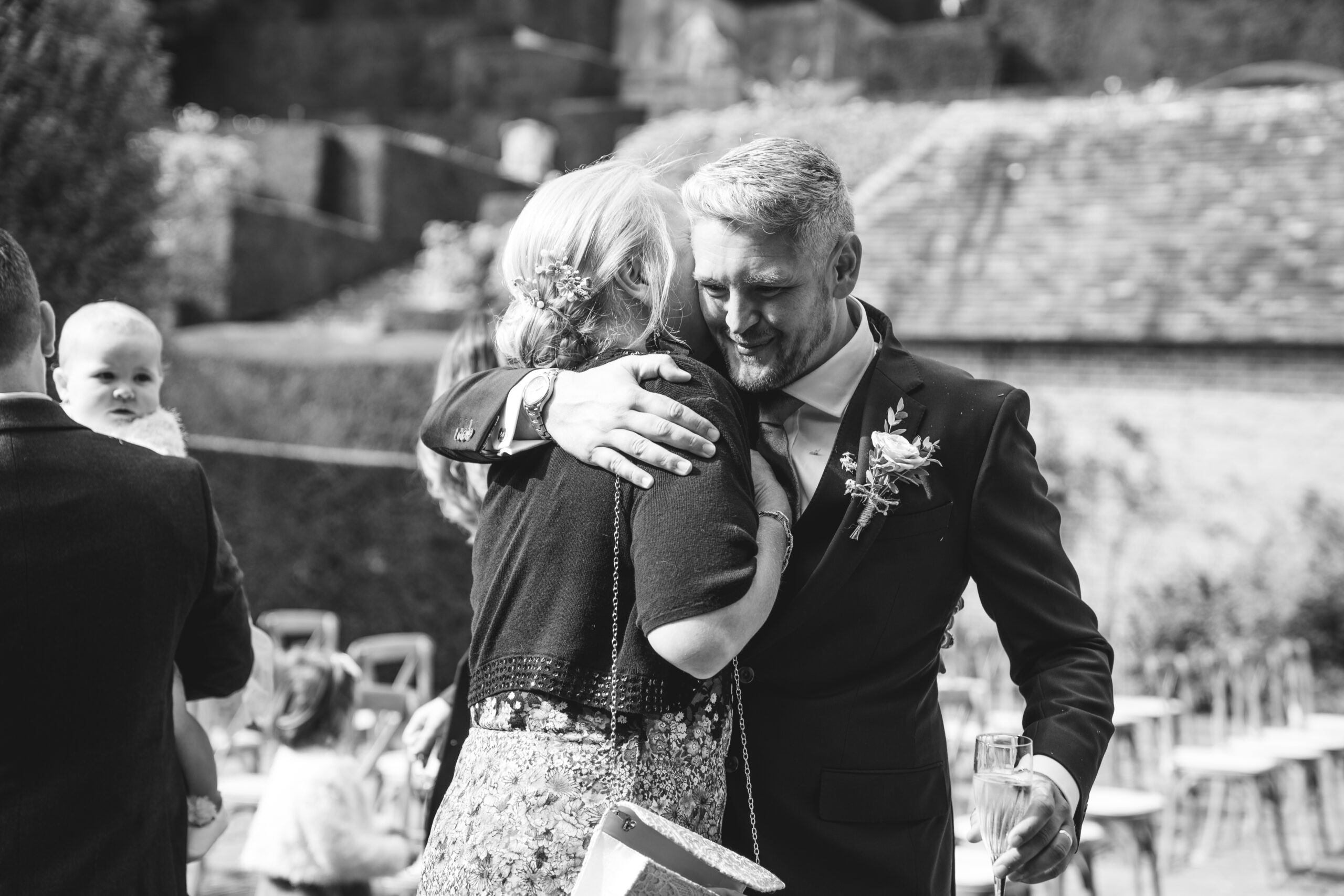 Candid moment greetings at Port Lympne