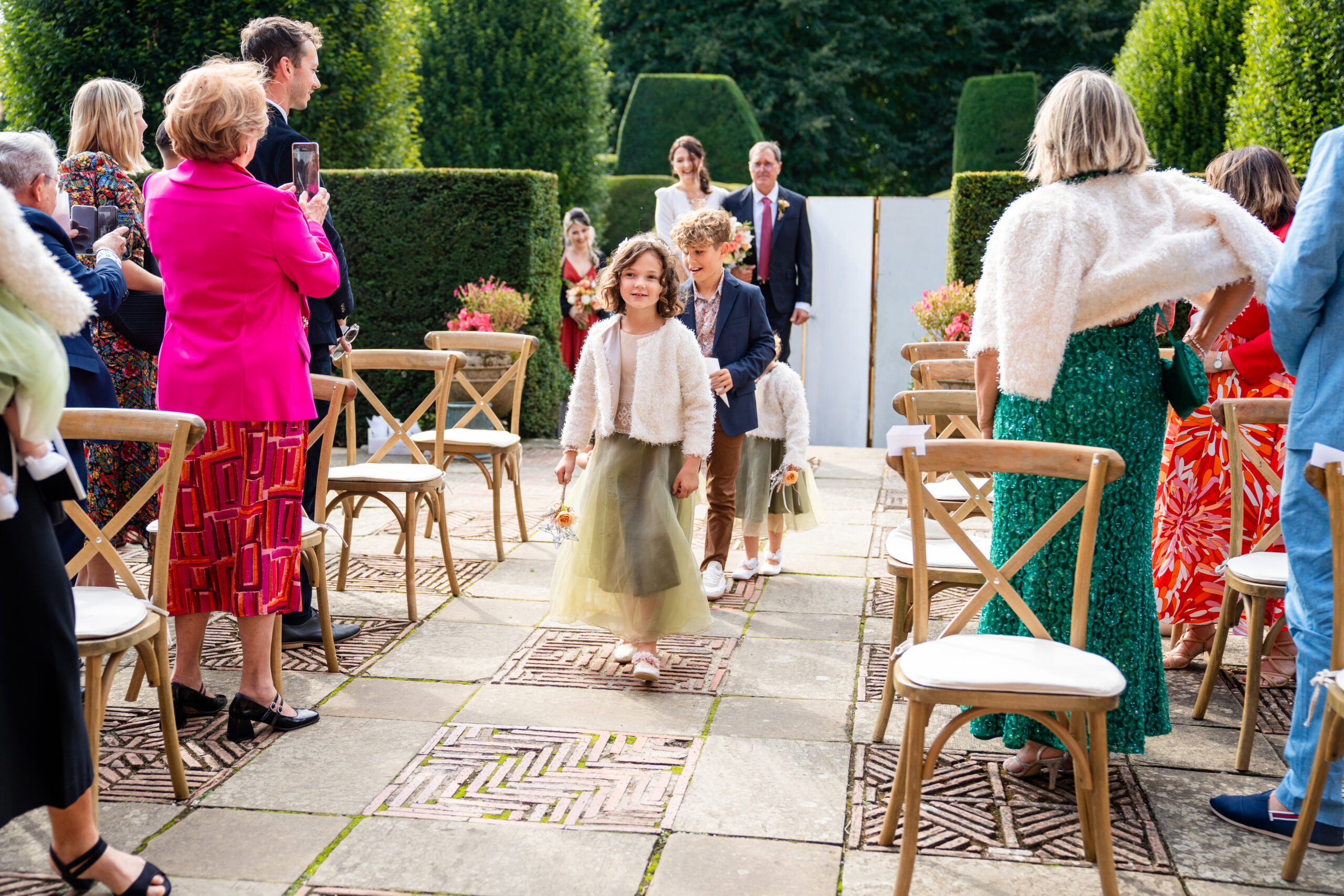 Ceremony at Port Lympne wedding hotel and reserve in Kent 