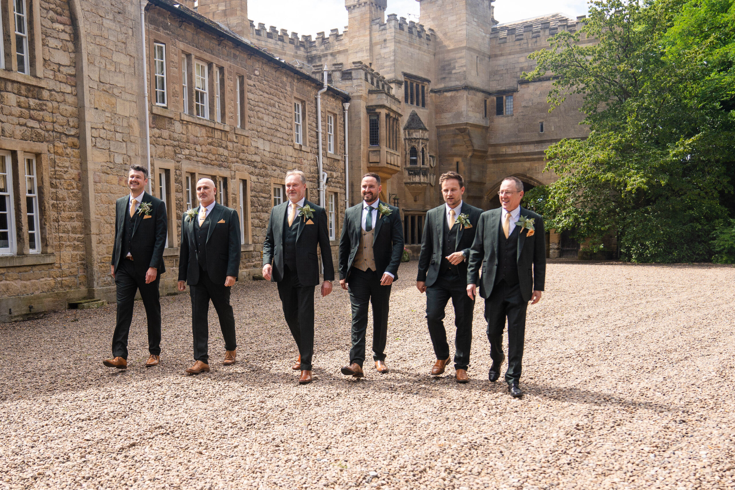 Groomsman portraits captured by South Yorkshire wedding photographer