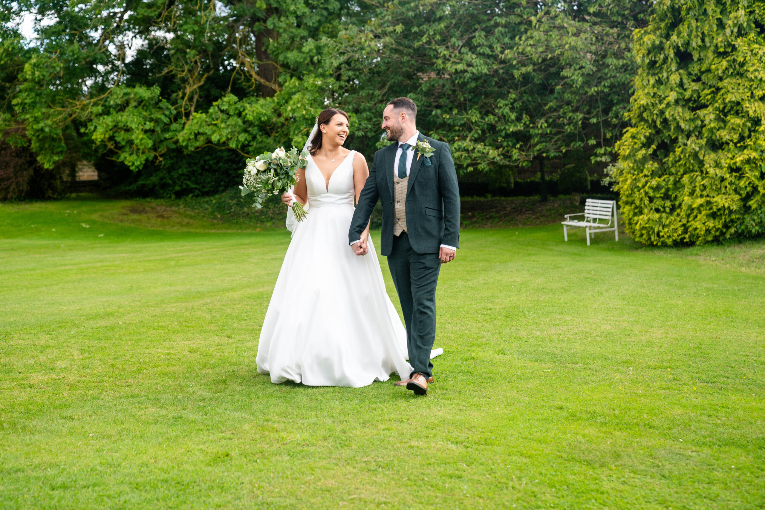 Couple portraits captured by Hooton Pagnell Hall Wedding Photographer 