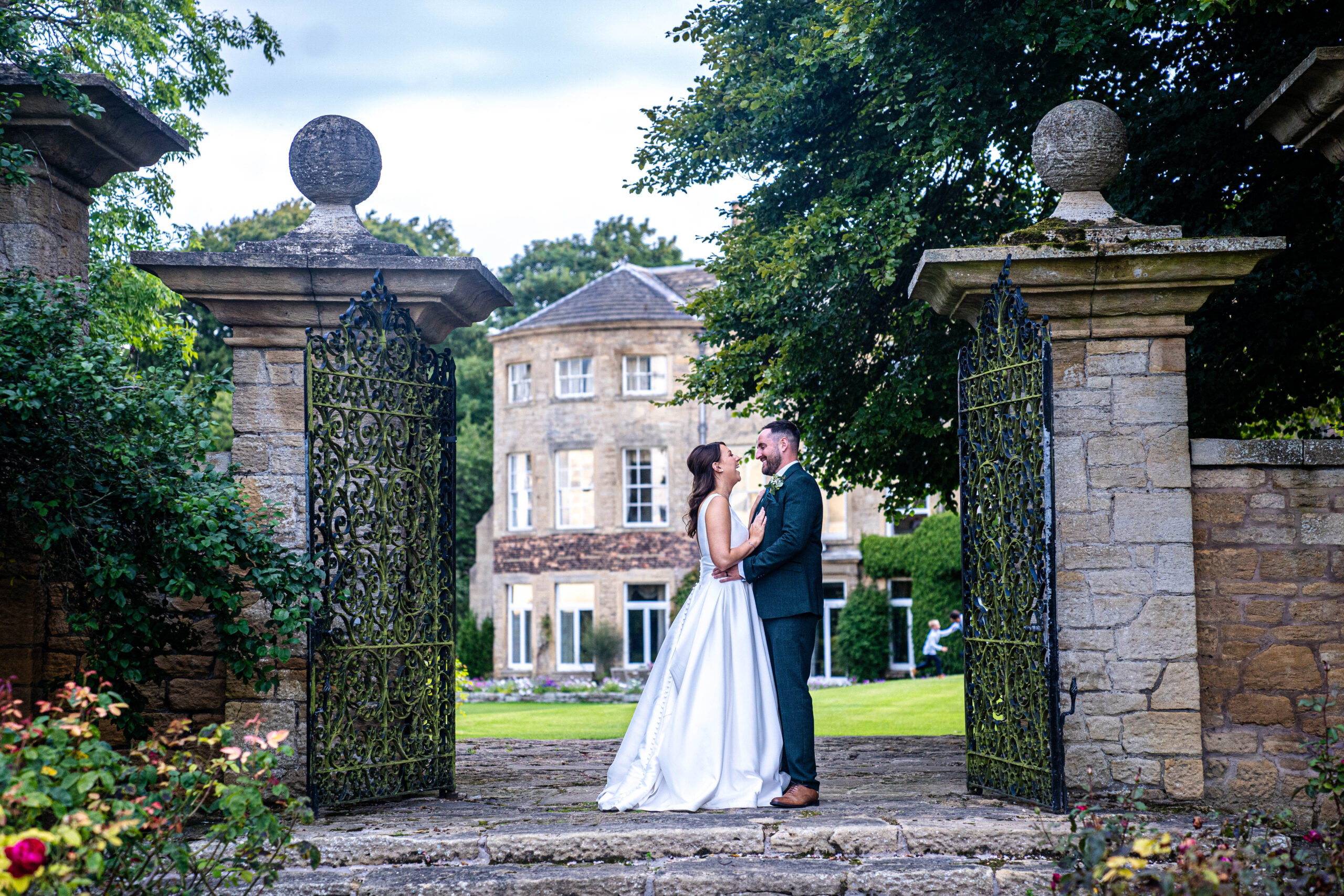 Couple portraits captured by Hooton Pagnell Hall Wedding Photographer 