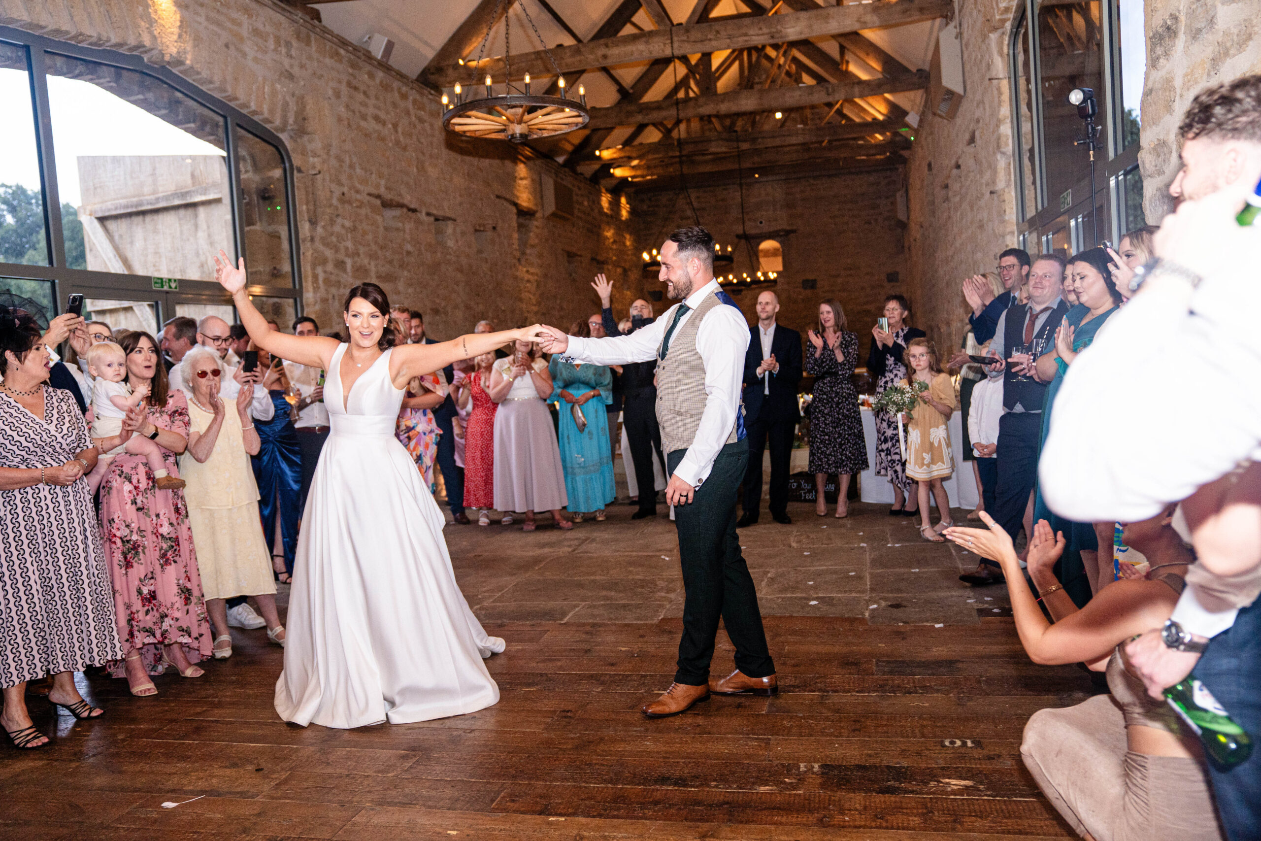 First dance married captured by South Yorkshire wedding photographer